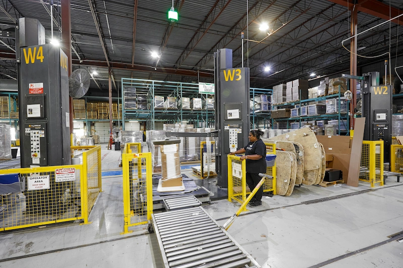 Image of a person verifying a manufacturing process.